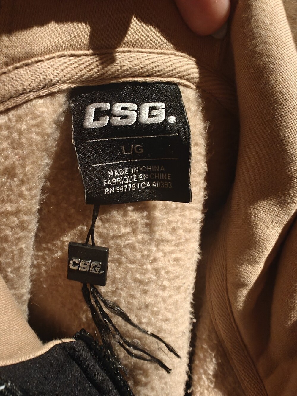 CSG Colour Block Men's Hoodie - Picture 5 of 5